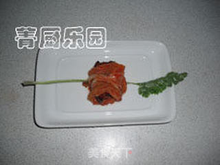 韩国泡菜秘制五花肉卷的做法步骤:12