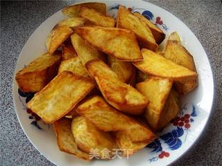拔丝地瓜的做法步骤:3