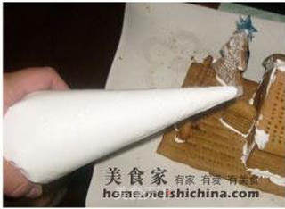 09圣诞姜饼小屋的做法步骤：21