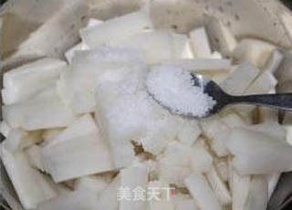 柠香糖醋萝卜的做法步骤:3