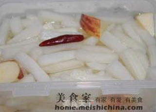 柠香糖醋萝卜的做法步骤:16