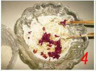玫瑰花饼干的做法步骤:5