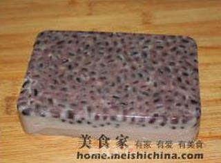 椰奶红豆糕的做法步骤：12