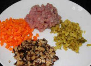 三鲜豆皮饭的做法步骤:6
