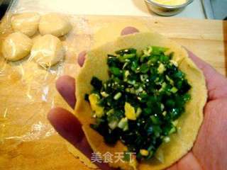 烤玉米面橄榄馅饼的做法步骤：9
