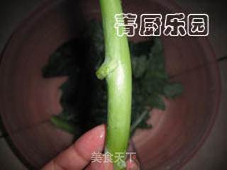 芥兰炒牛肉的做法步骤：2