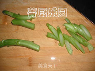 芥兰炒牛肉的做法步骤:4