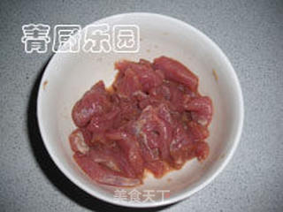 芥兰炒牛肉的做法步骤:5