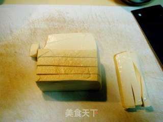 瑶柱豆腐羹的做法步骤:2