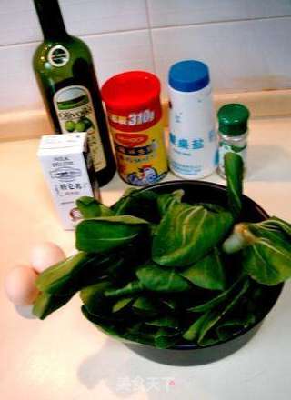 翡翠芙蓉羹的做法步骤：1
