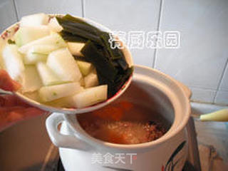 胡萝卜冬瓜排骨海带汤——夏日的营养靓汤的做法步骤:6