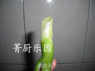 白灼芥兰——素食者的芥兰的做法步骤:2