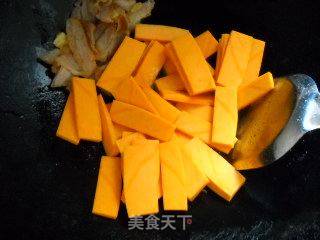 腊味南瓜的做法步骤:2