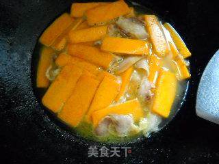 腊味南瓜的做法步骤：3