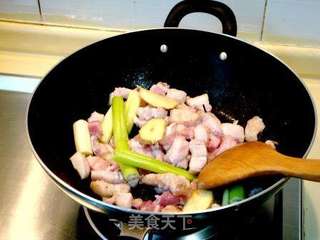 酱焖小肉&抻条子的做法步骤:15