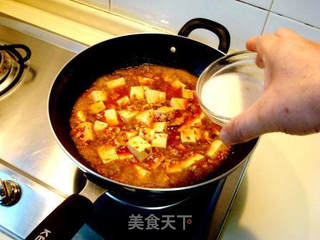 麻婆豆腐的做法步骤:18