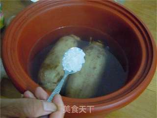 蜜汁桂花糯米藕的做法步骤:21