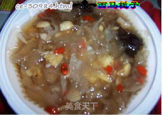 玫瑰茄银耳莲子羹的做法步骤:9