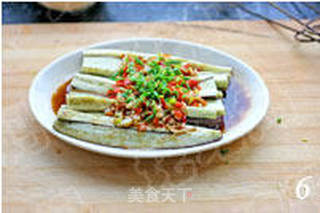 剁椒蒸茄子的做法步骤:6