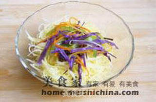 椒香土豆丝的做法步骤:8