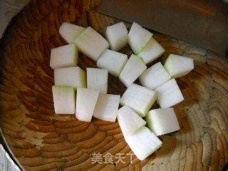 千张结笋干冬瓜煲的做法步骤:3