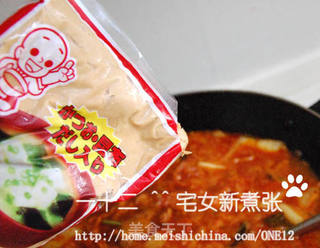 韩式泡菜锅的做法步骤:14