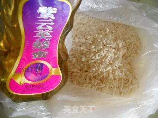 蜜豆冰蔬果糯米粥的做法步骤:2