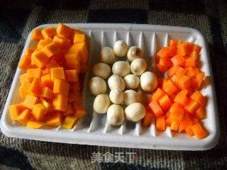 蜜豆冰蔬果糯米粥的做法步骤:5