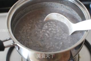 杏仁黑豆渣米粥的做法步骤:6