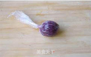 紫薯茶巾绞的做法步骤:7