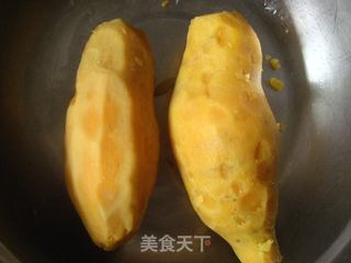 红薯玉米丸子的做法步骤:2