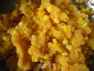 红薯玉米丸子的做法步骤:7