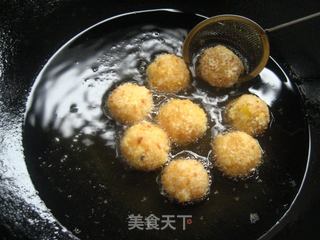 红薯玉米丸子的做法步骤:10