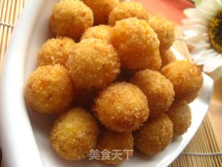 红薯玉米丸子的做法步骤:12