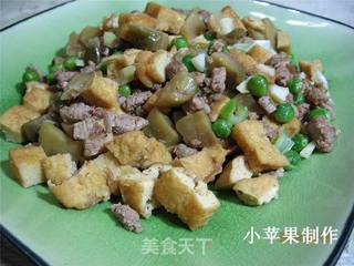 榨菜豆丁的做法步骤:5