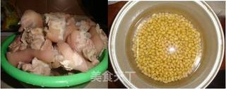 红烧黄豆猪蹄的做法步骤:3