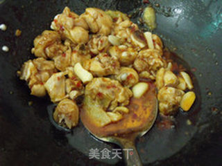 蒜香辣鸡块的做法步骤：4