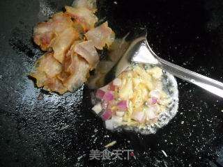 腊肉包菜炖薯粉的做法步骤:6