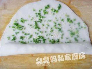 香脆葱油饼的做法步骤:8