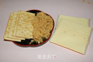 肉松苏打饼干的做法步骤：1