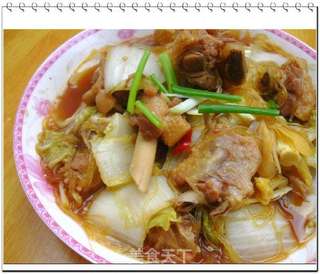 大白菜粉条炖鸭的做法步骤:7