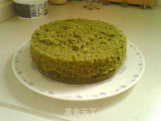 抹茶黄油蛋糕--光波炉制作的做法步骤:9
