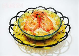 营养虾香浓郁面——豆腐粒鲜虾汤面的做法步骤:19