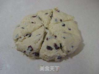 英式茶点--蔓越莓司康--Cranberry Scones的做法步骤：4