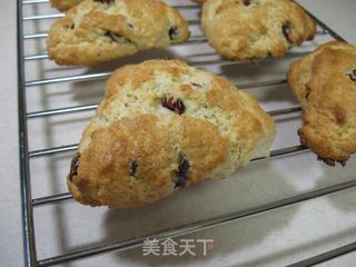 英式茶点--蔓越莓司康--Cranberry Scones的做法步骤：6