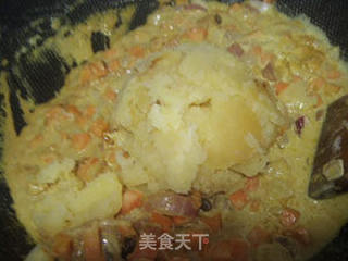 奶油咖喱杂烩饭的做法步骤：10