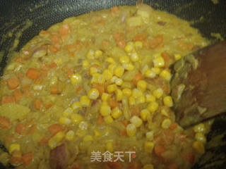 奶油咖喱杂烩饭的做法步骤：11