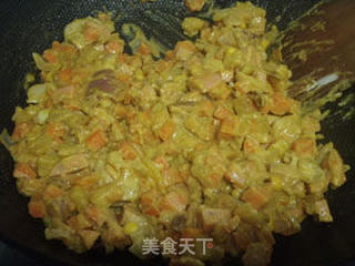 奶油咖喱杂烩饭的做法步骤：13