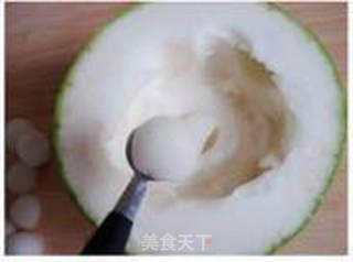 冰镇橙汁冬瓜球的做法步骤:2