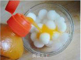 冰镇橙汁冬瓜球的做法步骤:5